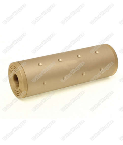 Airsoft Rilfe 14mm Full Metal Silencer - Black - Short Type 105mm Fit Pistol And Rifle