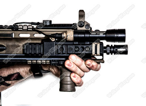 FMA MLOK MVG Front Railed Vertical Grip Slot Key Foregrip - Black