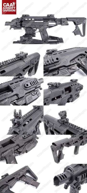 CAA Tactical RONI Pistol Carbine Conversion - For Beretta M9 Z88 airsoft only