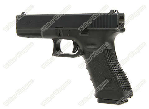 WE Tech Glock 17 Green Gas Blow Back Airsoft Pistol  - Black