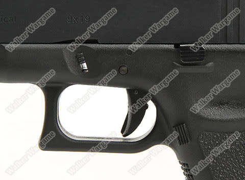 WE Tech Glock 17 Green Gas Blow Back Airsoft Pistol  - Black