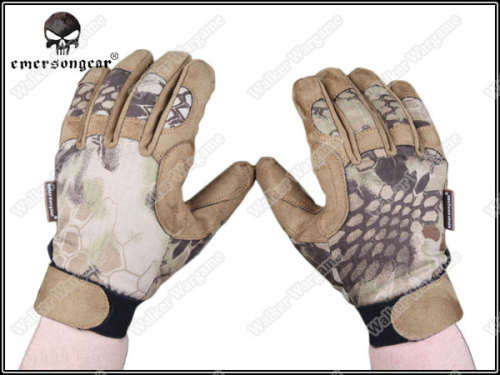 Emerson Camo Tactical Lightweight Gloves - HLD High Lander Camo - Size M