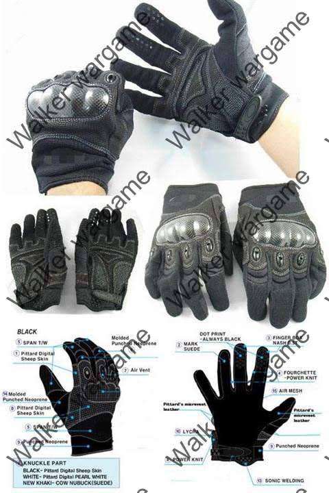 O Style ASSAULT GLOVES FOR US SPECIAL FORCE -- SWAT BLACK SIZE M