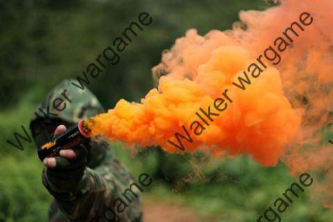 EG Tactical 90sec Wire Pull Ring Smoke Grenade WP40 - Red Smoke