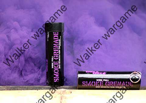EG Tactical 90sec Wire Pull Ring Smoke Grenade WP40 - Purple Smoke