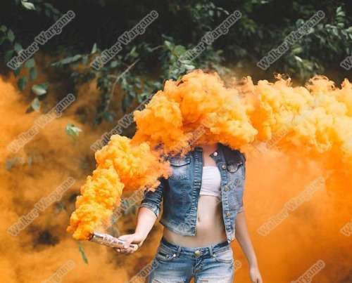 Airsoft And Paintball Tactical Smoke Grenades 60 Sec - Colour Orange
