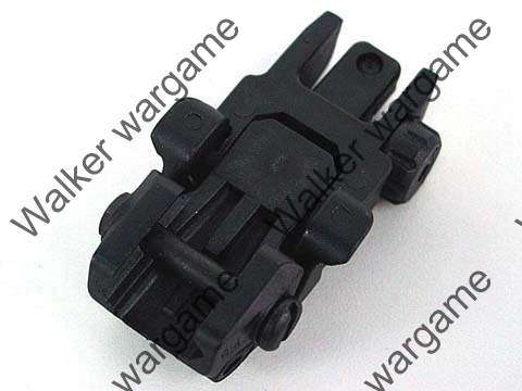 Tactical M-Sytle PTS  Back Up Sight (Front And Back Filp-Up Sight Set) - Black