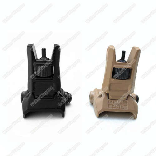 Tactical ARMS Full Metal Back Up Sight (Front And Back Filp-Up Sight Set) - Black