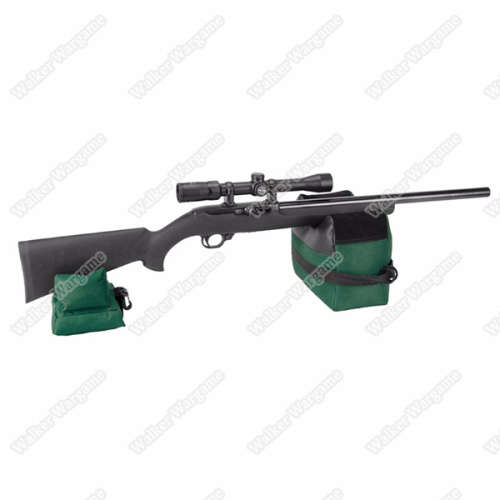 Shooting Rest Bags, Front Rear Shooting Sand Bag Sandbag for Hunting Hunter Shooter - Black