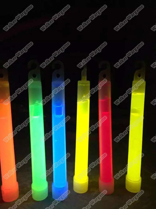 Tactical 6inch Military Chemical Glow Light Sticks - 12hour Glow - Green (Great For Night Game)