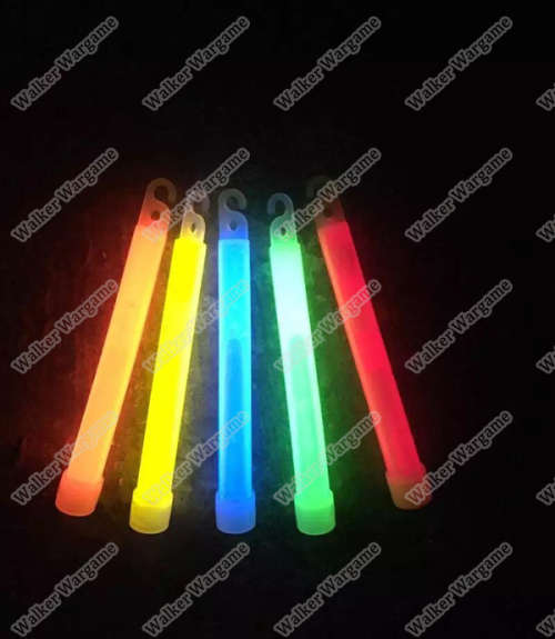 Tactical 6inch Military Chemical Glow Light Sticks - 12hour Glow - Green (Great For Night Game)
