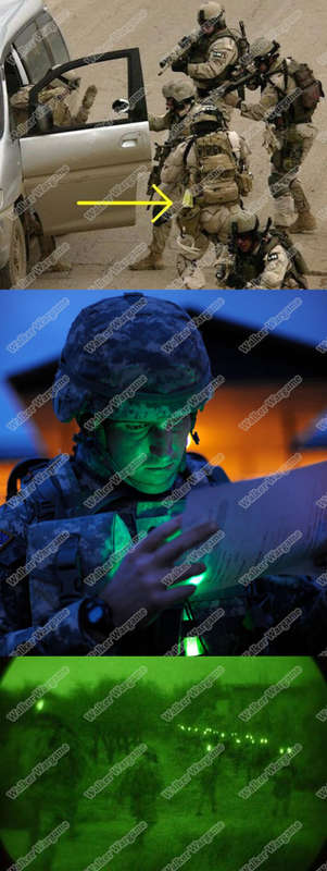 Tactical 6inch Military Chemical Glow Light Sticks - 12hour Glow - Green (Great For Night Game)