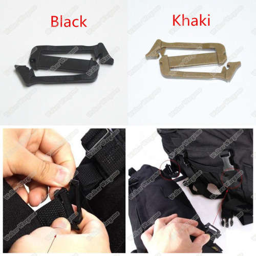 UTX Slik Clip Connection 2.5cm Multi-Resistant Molle Webbing Two-Way Connecting Tan