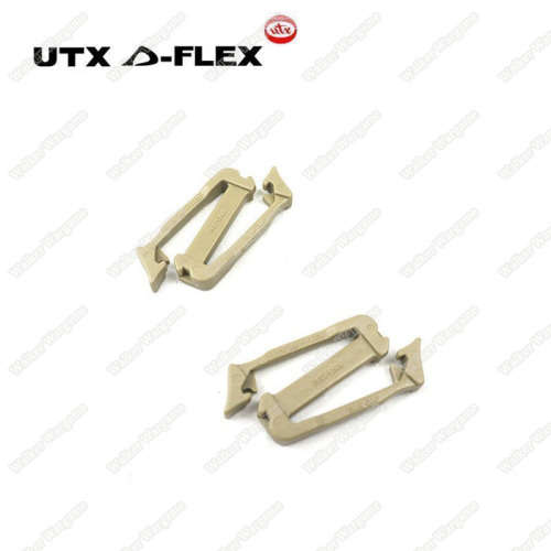 UTX Slik Clip Connection 2.5cm Multi-Resistant Molle Webbing Two-Way Connecting Tan