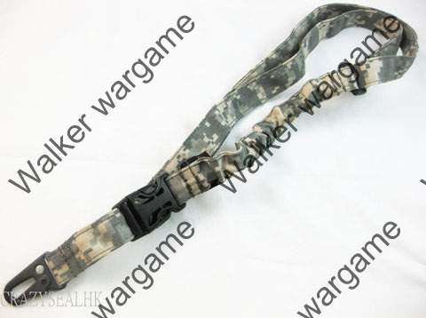 Tactical Elastic Bungee CQB Single Point Rifle Sling - US ARMY ACU DIGITAL CAMO
