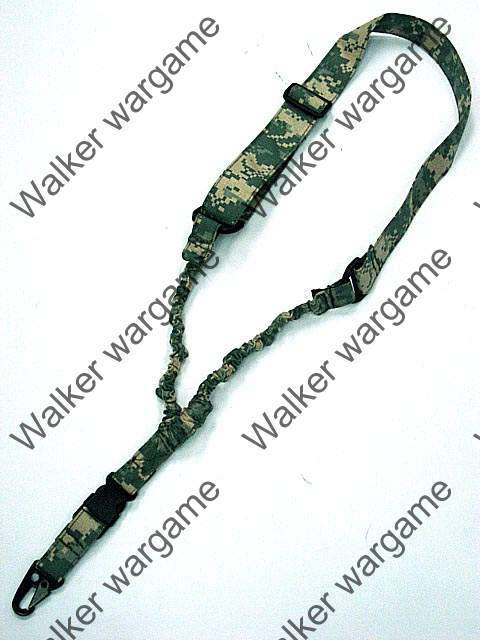 Tactical Elastic Bungee CQB Single Point Rifle Sling - US ARMY ACU DIGITAL CAMO