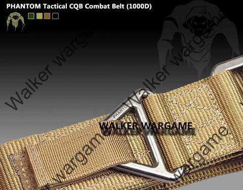 1000D Nylon Tactical Heavy Duty Belt With CQB/Emergency Rescue Rigger - SWAT Black