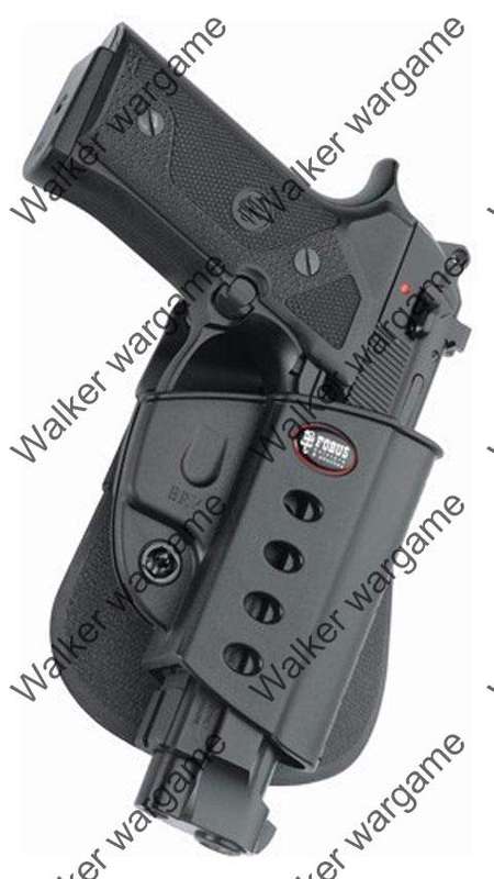 IPSC Style Beretta 92/96 Z88  RH Pistol Paddle Quick release Holster - Black