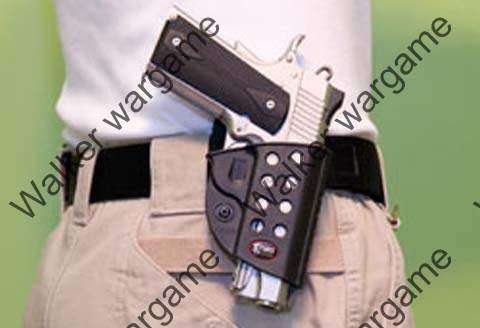 IPSC Style Beretta 92/96 Z88  RH Pistol Paddle Quick release Holster - Black