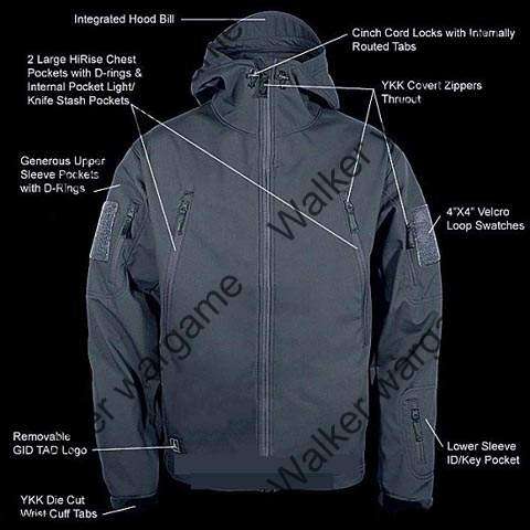 US Special Forces Soft Shell Combat Jacket Multicam Colour - size XL