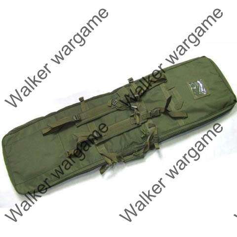 Tactical 115CM Dual Rifle Carrying Bag Carry Case - SWAT Black