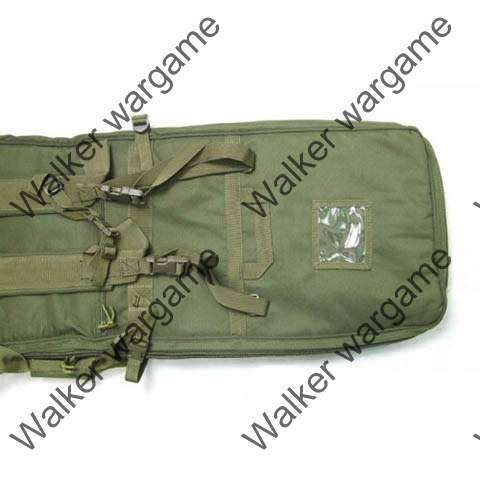 Tactical 115CM Dual Rifle Carrying Bag Carry Case - SWAT Black