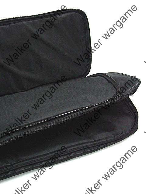 Tactical 115CM Dual Rifle Carrying Bag Carry Case - SWAT Black