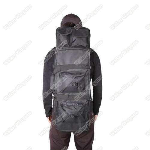 85CM Dual Rifle Bag with Shoulder Strap Paintball Rifle Gun Backpack Hunting Bag Case - Green