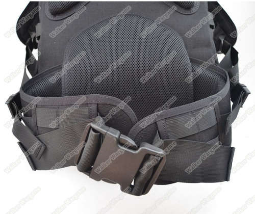Twinfalcons Molle 25L Military Tactical Assault Backpack Waterproof Bag 1000D Cordura - Black