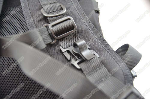 Twinfalcons Molle 25L Military Tactical Assault Backpack Waterproof Bag 1000D Cordura - Black