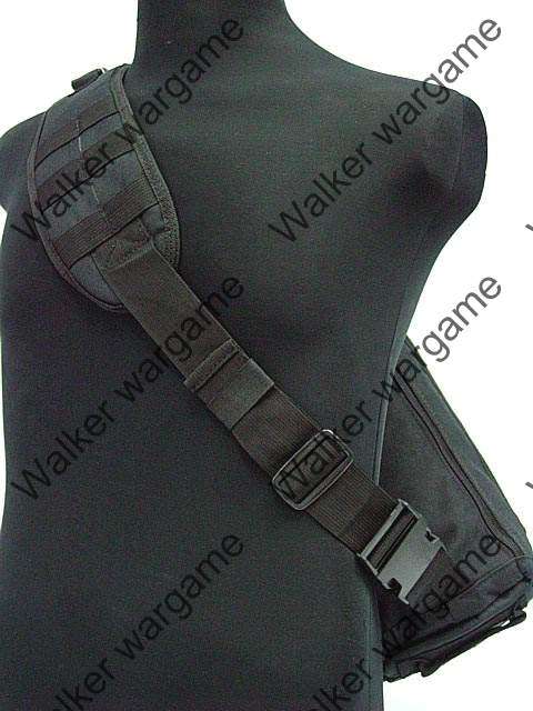 New Single Sling Go Bag Pack Same in Transformer Movie - SWAT Black