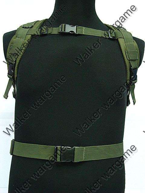 3P Molle Assault Backpack Bag -  Army OD Green (*RSA Seller*)