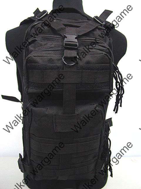 3P Molle Assault Backpack Bag -  SWAT Black (*RSA Seller*)