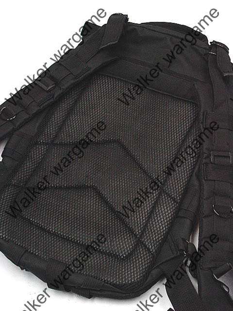 3P Molle Assault Backpack Bag -  SWAT Black (*RSA Seller*)