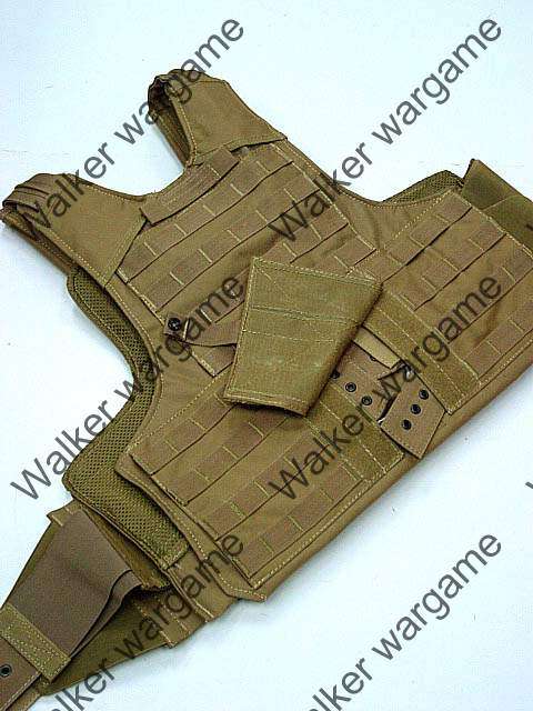 US Force Recon Marine MOD MOLLE Vest - TAN  (* RSA Seller *)