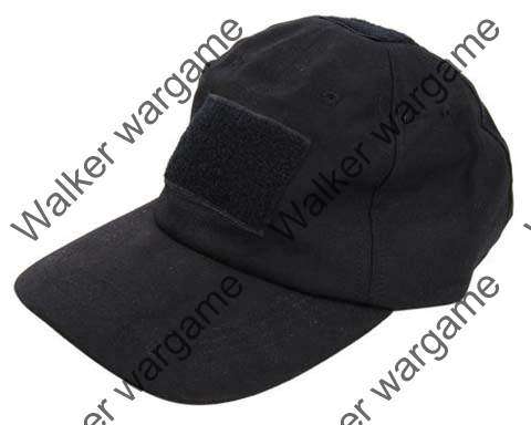 Operator Cap Velcro Flag Blood Patch - SWAT Black