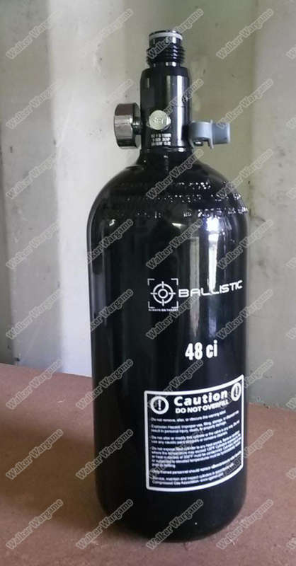 Ballistic 48ci 3000psi HPA Bottles Air Tank - Use For Paintball And PolarStar System