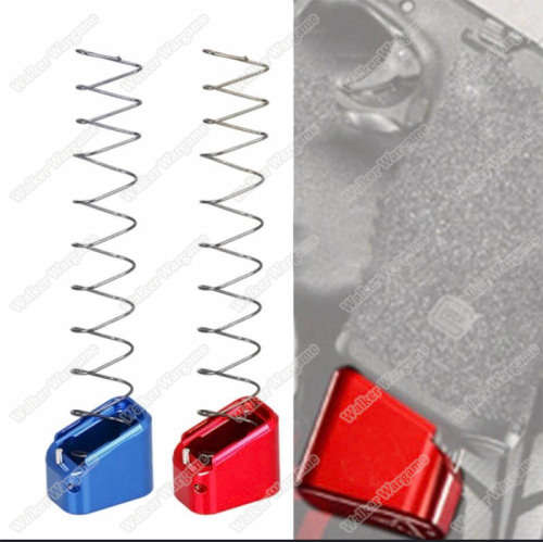Tactical Mag Foot For 9mm 40sw Glock Pistol Mag - Base Pad for Glock - Blue