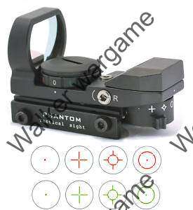 Multi-Reticle Compact Reflex Precision Sight Red Dot Sight