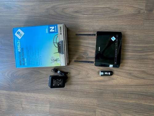D-link Wireless N ADSL2+ Wi-Fi Router + 3G Mobile Dongle