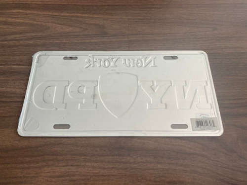 NYPD Vehicle Plate New York City Police Department Souvenir License Plate