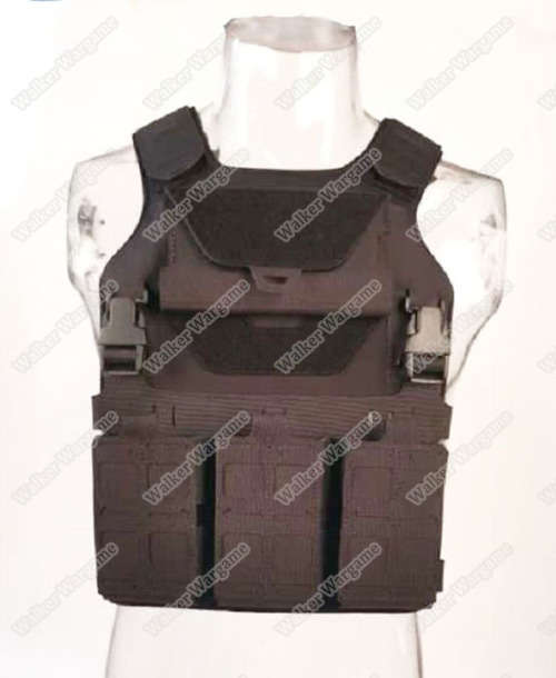 Stalker tactical Vest / Assaulter Molle Belt With Belt - SWAT Black