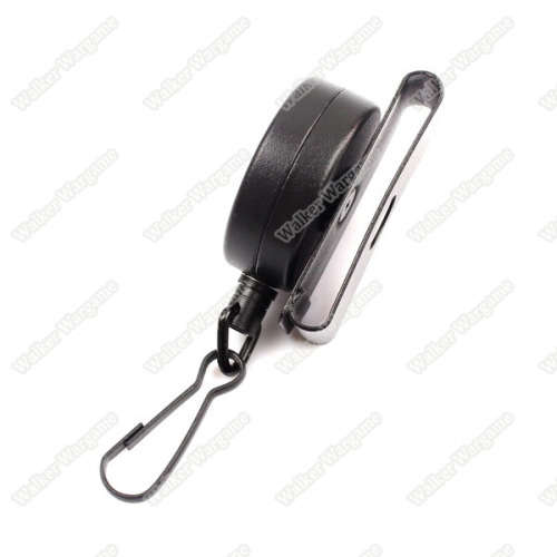 Steel Retractable Rotary Pistol Sling -- SWAT BLACK