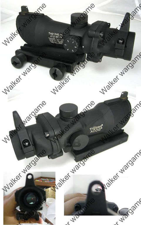 ACOG Type 1x30 Red/Green Dot Sight Scope - Black