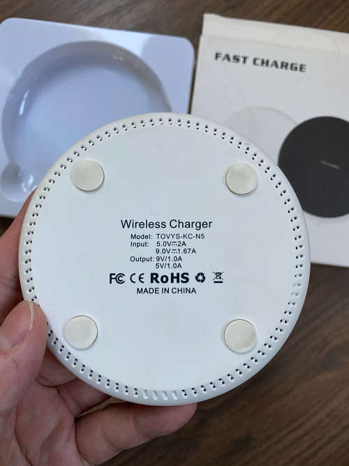 Fast Charge For Cellphone Wireless charging - White For Iphone Samsung Sony