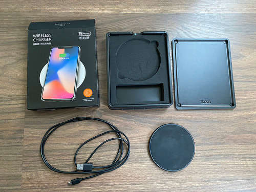 Torras Fast Charge For Cellphone Wireless charging - Black For Iphone Samsung Sony