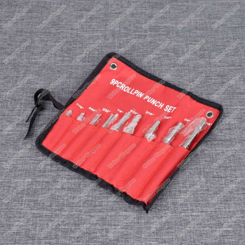 Gunsmith Roll Pins Punch Set with Hammer 9-pcs
