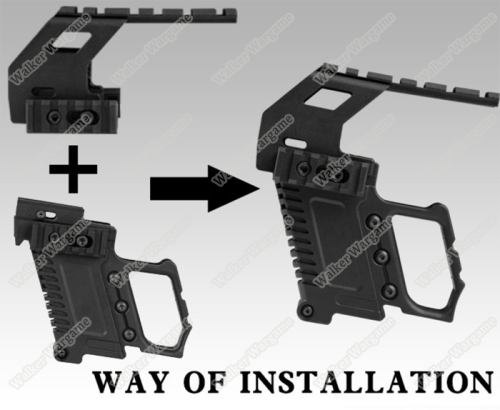 Tactical Pistol Carbine Kit For Glock Airsoft Mount For Glock17 18 19