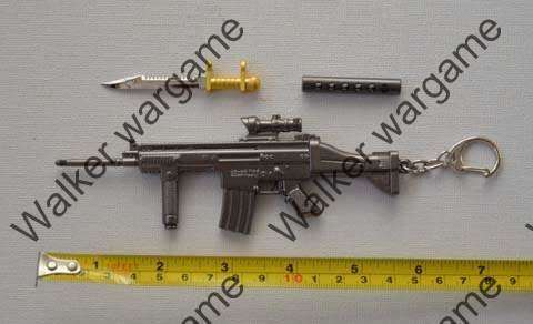 Miniature Gun - FN Scar Rifle key ring