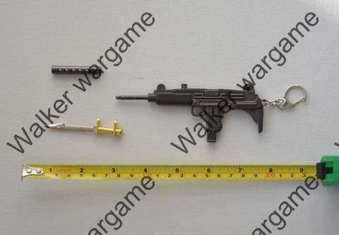 Miniature Gun - UZI Submachine Gun key ring